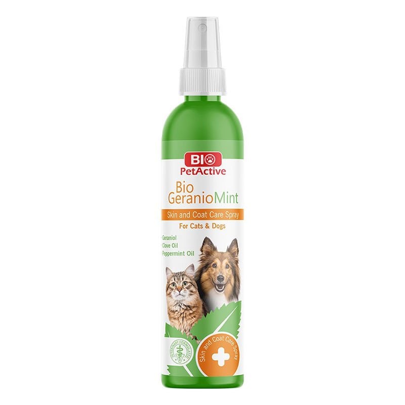 Bio Pet Active Bio Geranio Mint Kedi Köpek Deri Ve Tüy Bakım Spreyi 100 Ml 6'lı Skt:07/25