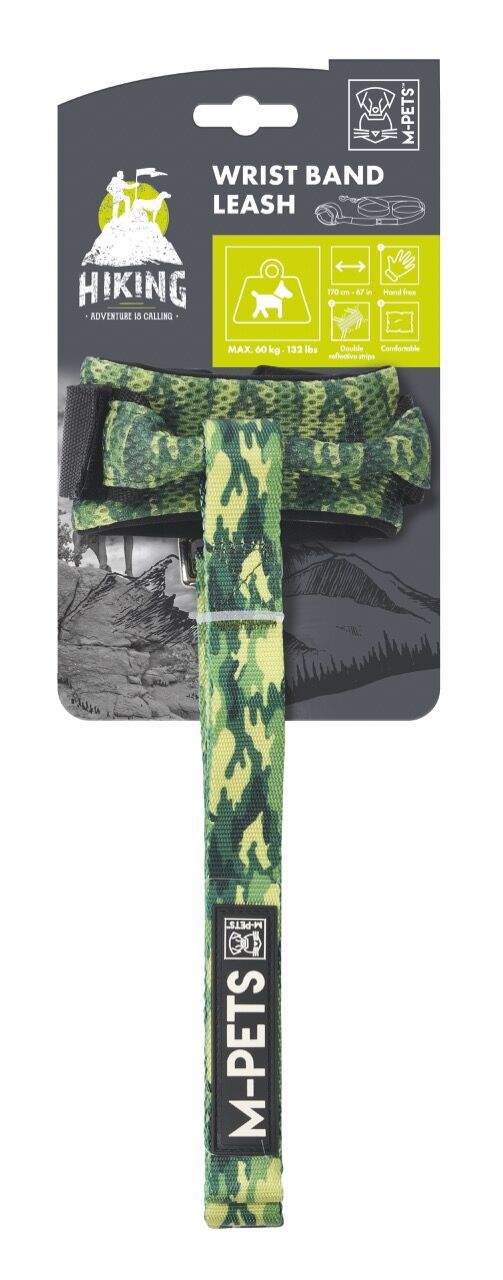 10830699 M-Pets Hıkıng Wrıst Bilek Bantlı Gezdirme Tasma Kamuflaj