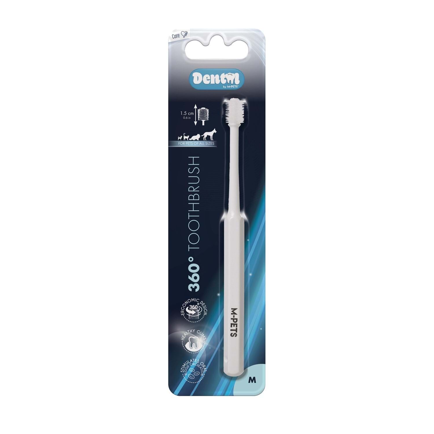 M-Pets Dental 360  Diş Fırçası (M)