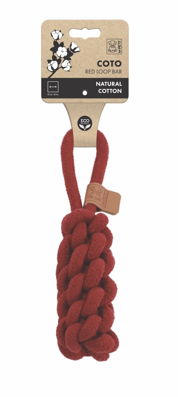 10662905 M-Pets Coto Red Loop Bar 22Cm Örgü Oyuncak