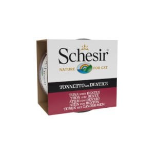 Schesir Ton ve Dentex Balıklı Kedi Konservesi 85 Gr 14 Adet Skt:03/27
