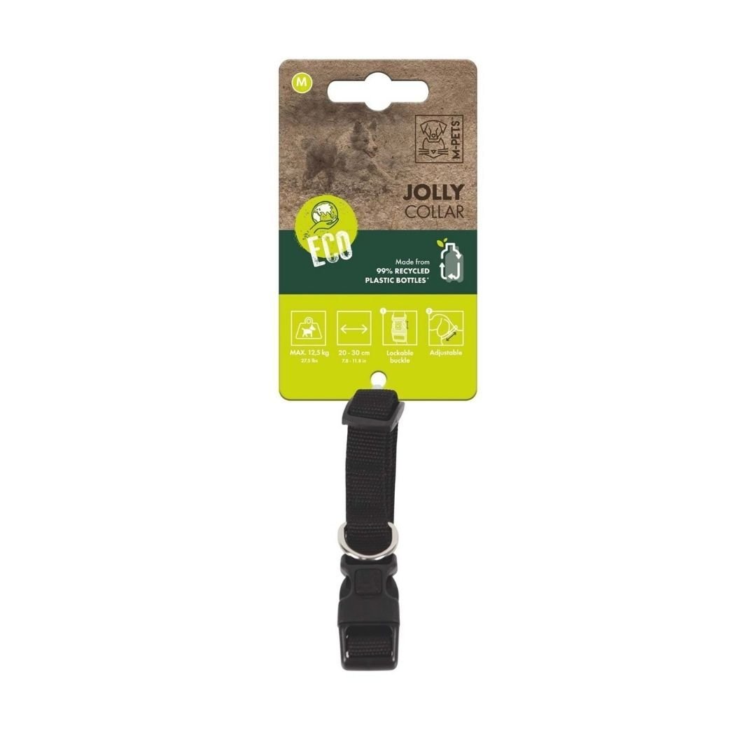 10826099 M-Pets Jolly Köpek Boyun Tasması Black (M)