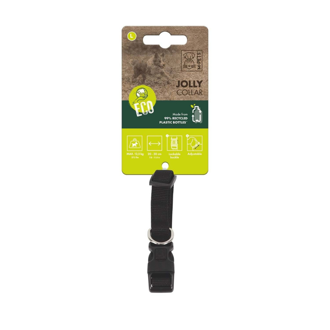 10826199 M-Pets Jolly Köpek Boyun Tasması Black (L)
