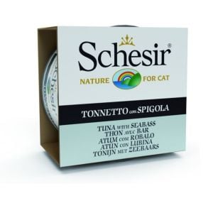 Schesir Ton Balığı ve Levrekli Jöleli Kedi Konservesi 85 Gr skt:04/27