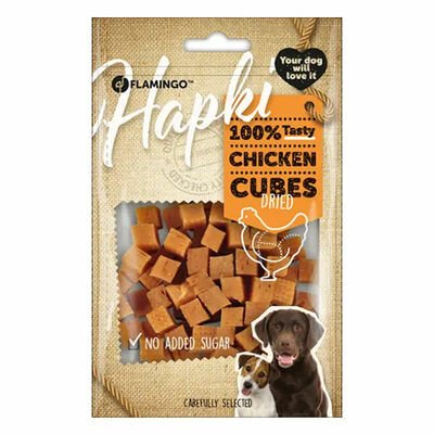 Flamingo Hapki Chicken Cubes Tavuklu Köpek Ödül Maması 85 Gr 10lu  skt:09/25