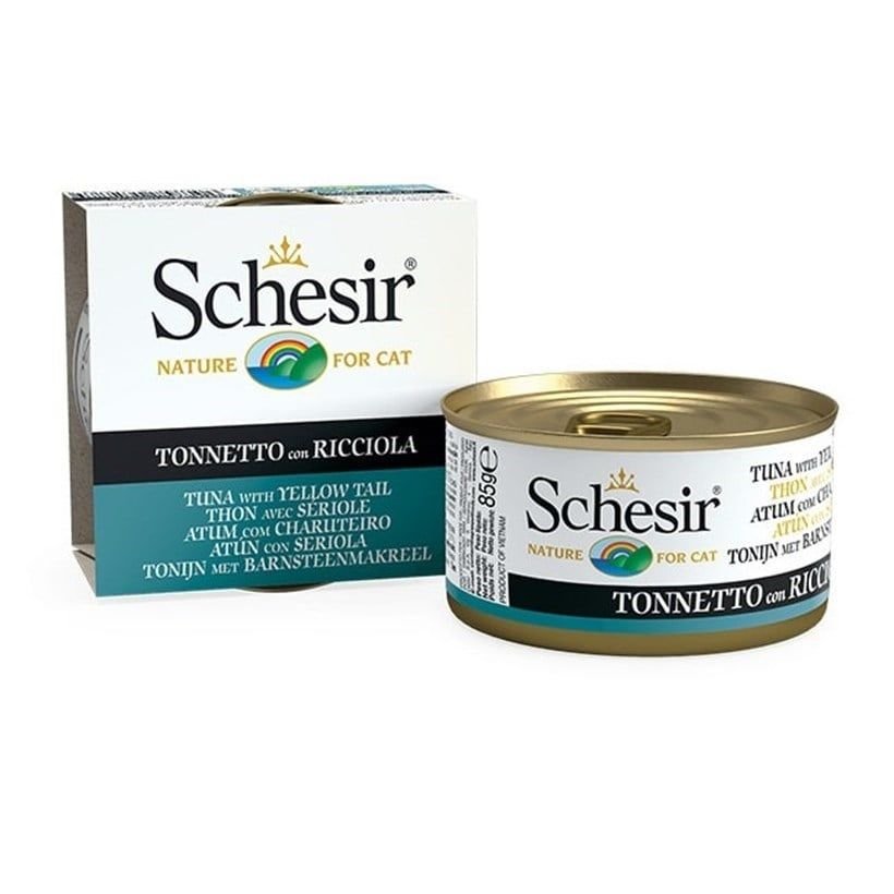 Schesir Cat Jelly Ton ve Sarı Kuyruk 85 Gr 14 Adet Skt:11/26