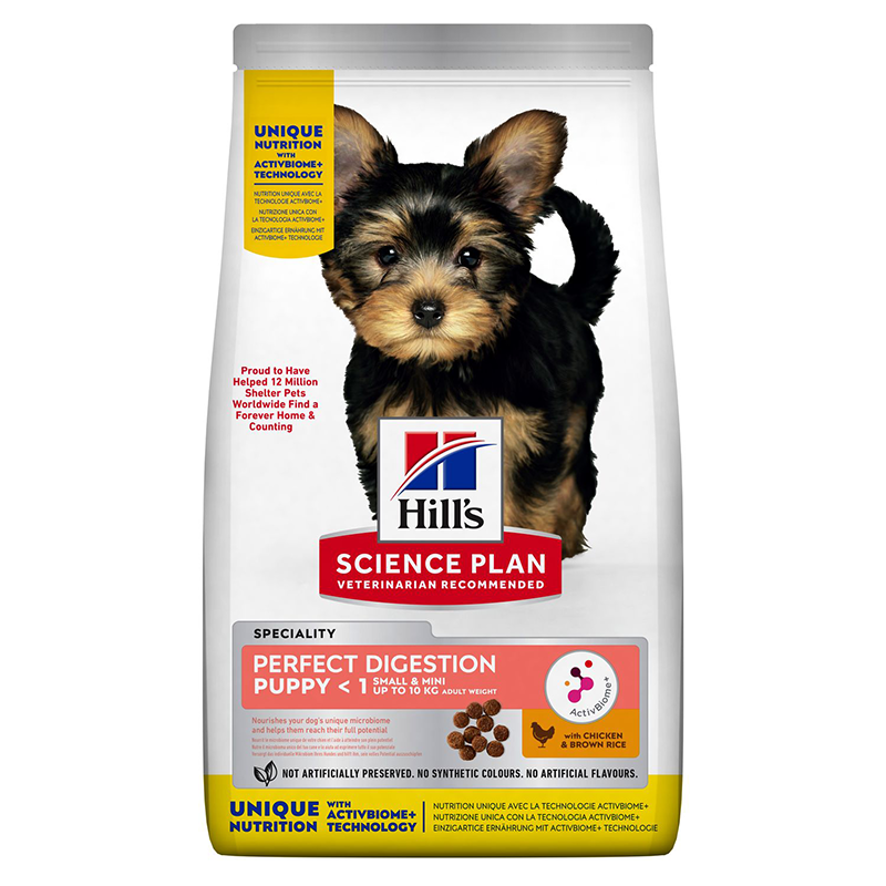 Hills Perfect Digestion Sindirim Destekleyici Small Mini Puppy 6 Kg Skt: 02/24
