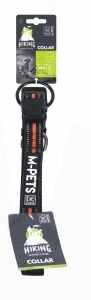 10817899 M-Pets Hıkıng Reflektörlü Boyun Tasması Black (L)