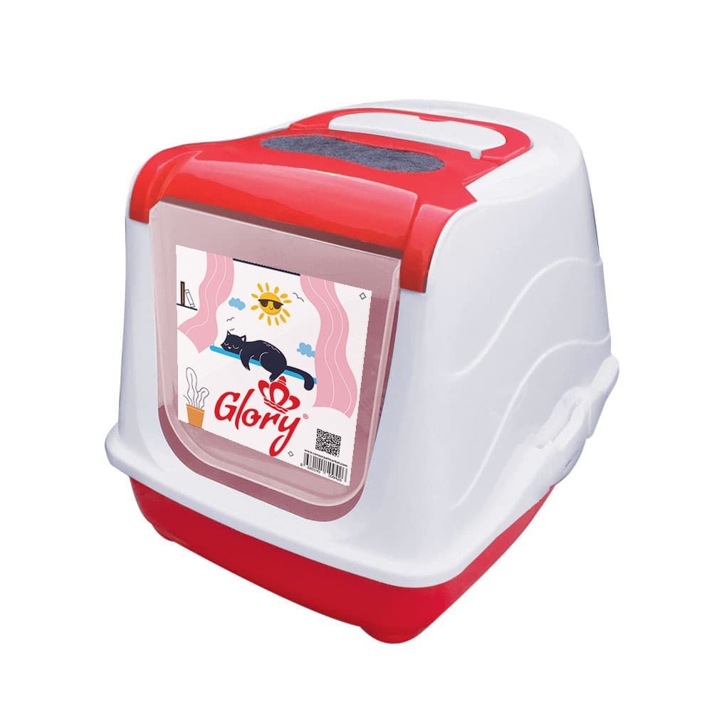 Glory Kürekli Kapalı Kedi Tuvaleti 5li Paket 39 x 50 x 38 Cm