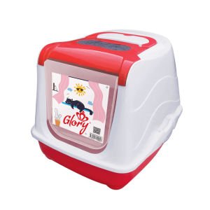 Glory Kürekli Kapalı Kedi Tuvaleti 5li Paket 39 x 50 x 38 Cm