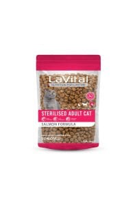 LaVital Somonlu Kısırlaştırılmış (Sterilised) Yetişkin Kedi Maması 1kg Skt:12/27