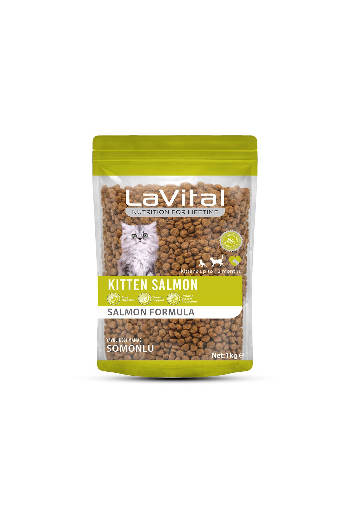 LaVital Somonlu Yavru Kedi Maması 1kg Skt:11/27