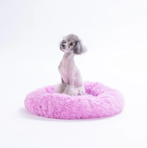 26651-Lila Donut Kedi Köpek Yatağı M