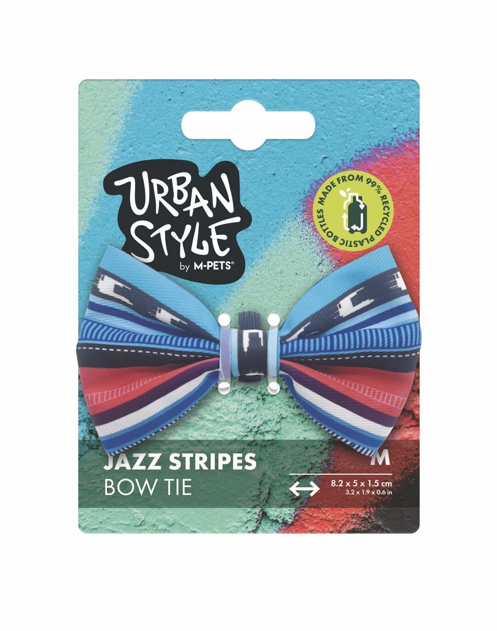 60800599 M-Pets Urban Style Jazz Strıpes Papyon (M)
