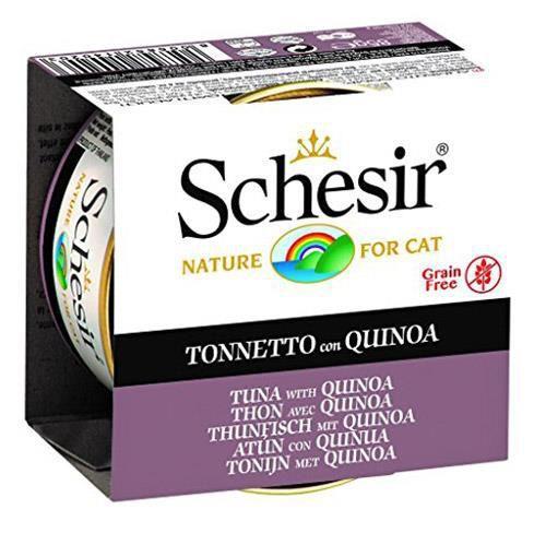 Schesir Ton Balıklı Ve Kinoalı Tahılsız Kedi Konservesi 85 Gr 14 Adet Skt:03/27