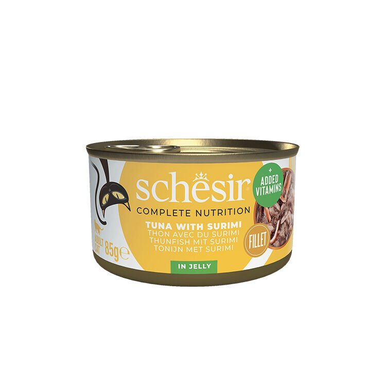 Schesir Jel Ton Balıklı Ve Yengeçli Kedi Konservesi 85 Gr 12 Adet ( C136 ) Skt:06/28