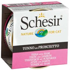 Schesir Ton Balıklı Jambonlu Jöleli Kedi Konservesi 85 Gr 14 Adet Skt:02/27