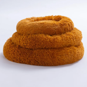 26655-Hardal Donut Kedi Köpek Yatağı L