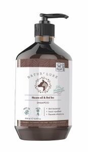 10172199 M-Pets Naturluxe Dog Shampoo Neem Oil & Bai Bu 500Ml Skt:03/28