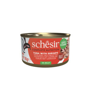 Schesir Ton Balıklı Karidesli Kedi Konservesi 85 Gr 12 Adet ( C138 ) Skt:06/28