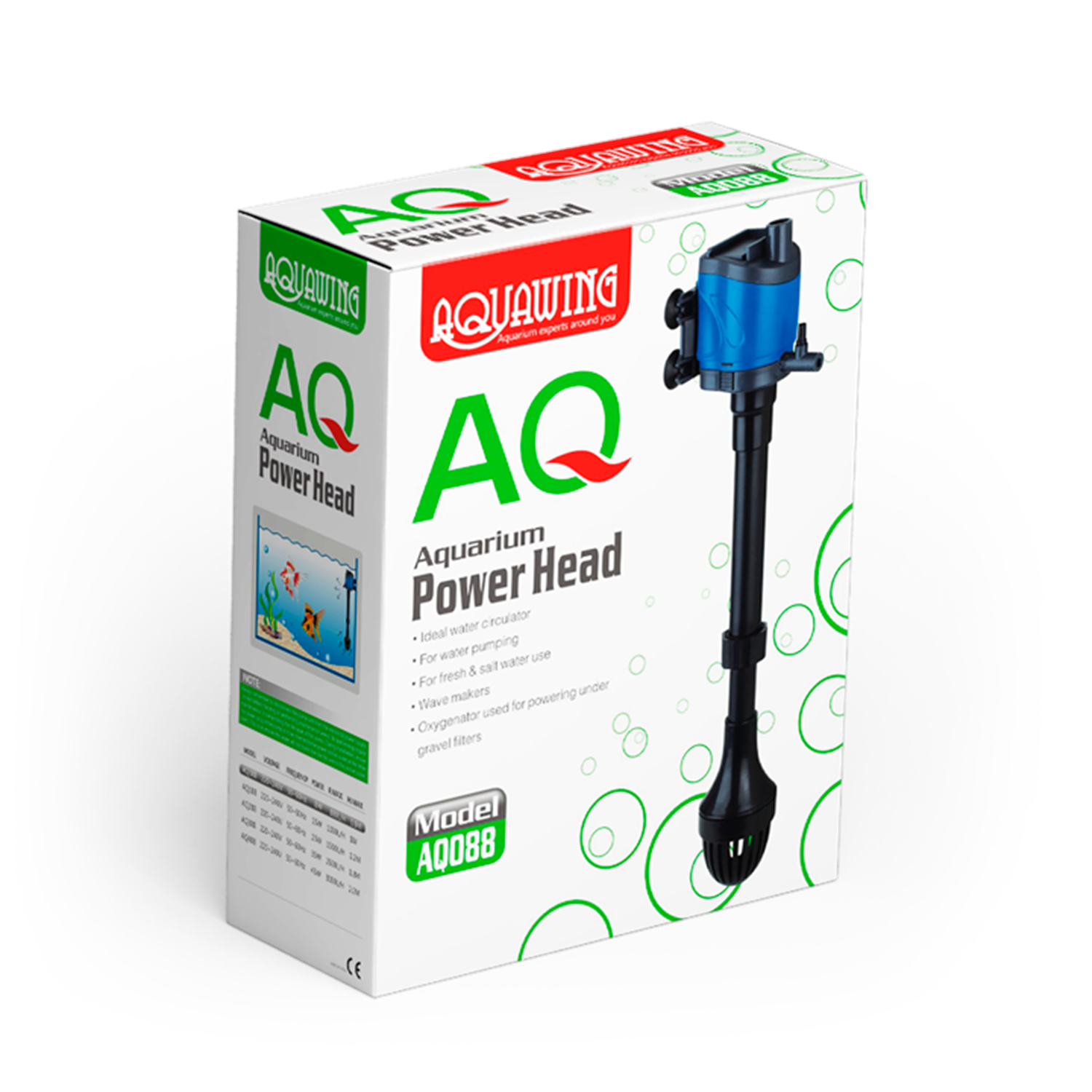 AQUAWING TEPE AKVARYUM FİLTRESİ 45W 3000L/H