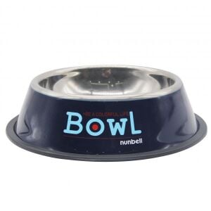 Nunbell Çelik Mama Kabı Renkli 15cm