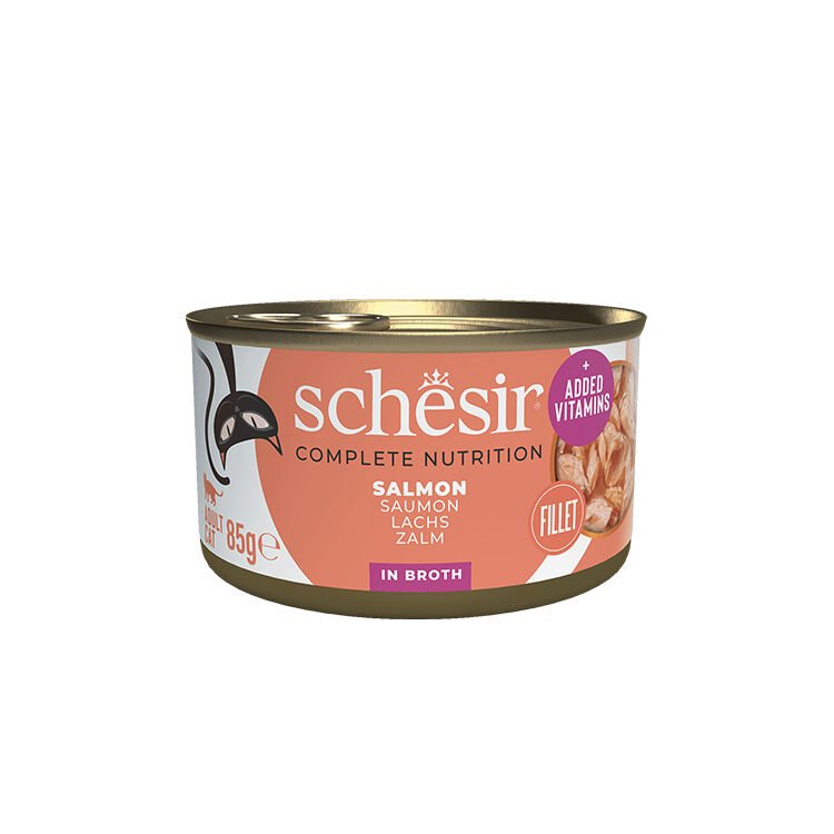 Schesir Somonlu Kedi Konservesi 85 Gr 12 Adet ( C170 ) Skt:04/28