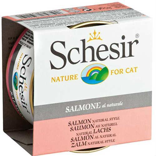 Schesir Somonlu Kedi Konservesi 85 Gr 14 Adet ( C170 ) Skt:03/27