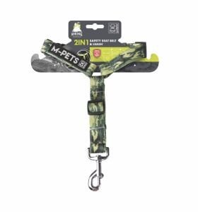 10830399 M-Pets Hıkıng 2In1 Göğüs Tasması+Emniyet Kemerli Tasma Kamuflaj