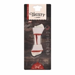 19046599 M-Pets Trusty Beef Düğümlü Kemik 45Gr/12,7Cm skt:02/27
