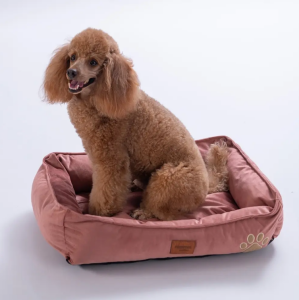 26662-Somon CosyNest Velvet Köpek Yatak Seti Köpek Yatağı ( S-M-L)