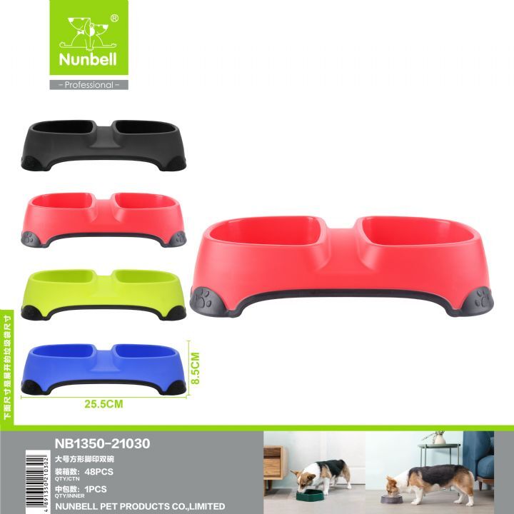 Nunbell İkili Mama Kabı L