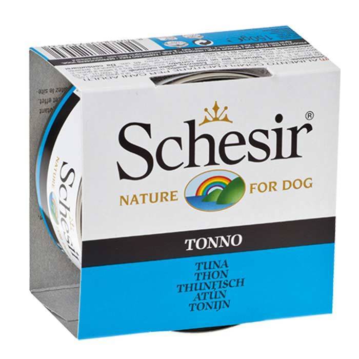 Schesir Ton Balıklı Köpek Konservesi 150 Gr 10 Adet ( C681 ) Skt:07/28