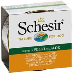 Schesir Jelly Tavuklu Aloeveralı Köpek Konservesi 150 Gr 10 Adet Skt:06/27