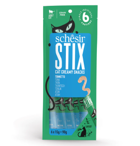 Schesir Stix Cat Creamy Ton Balıklı Kedi Ödülü 6x15 Gr 12 Adet Skt: 01/26