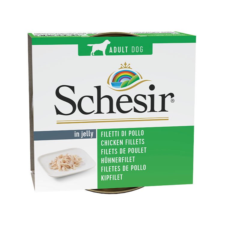 Schesir Dog Jelly Tavuk Fileto 150 gr 10 Adet ( C680 ) Skt:06/27