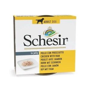 Schesir Dog Jelly Fileto Domuz ve Tavuk Fileto 150 Gr 10 Adet skt:03/27