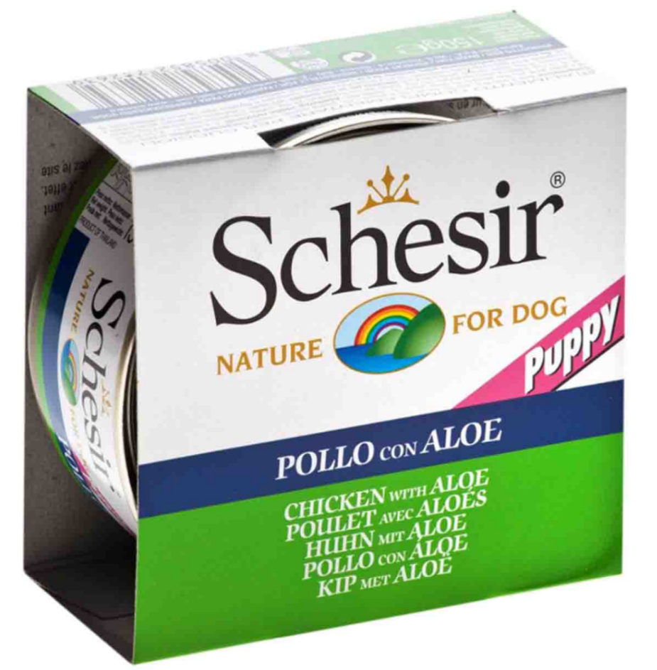 Schesir Puppy Jelly Aloevera ve Tavuk 150 Gr 10 Adet ( C689 ) Skt: 12/27
