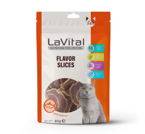 LaVital Kedi Ödül Maması Somonlu 80g 12li Skt:02/28