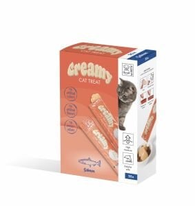 19049399 M-Pets Creamy Somon Balıklı Kedi Ödülü 25X15Gr Skt:04/28