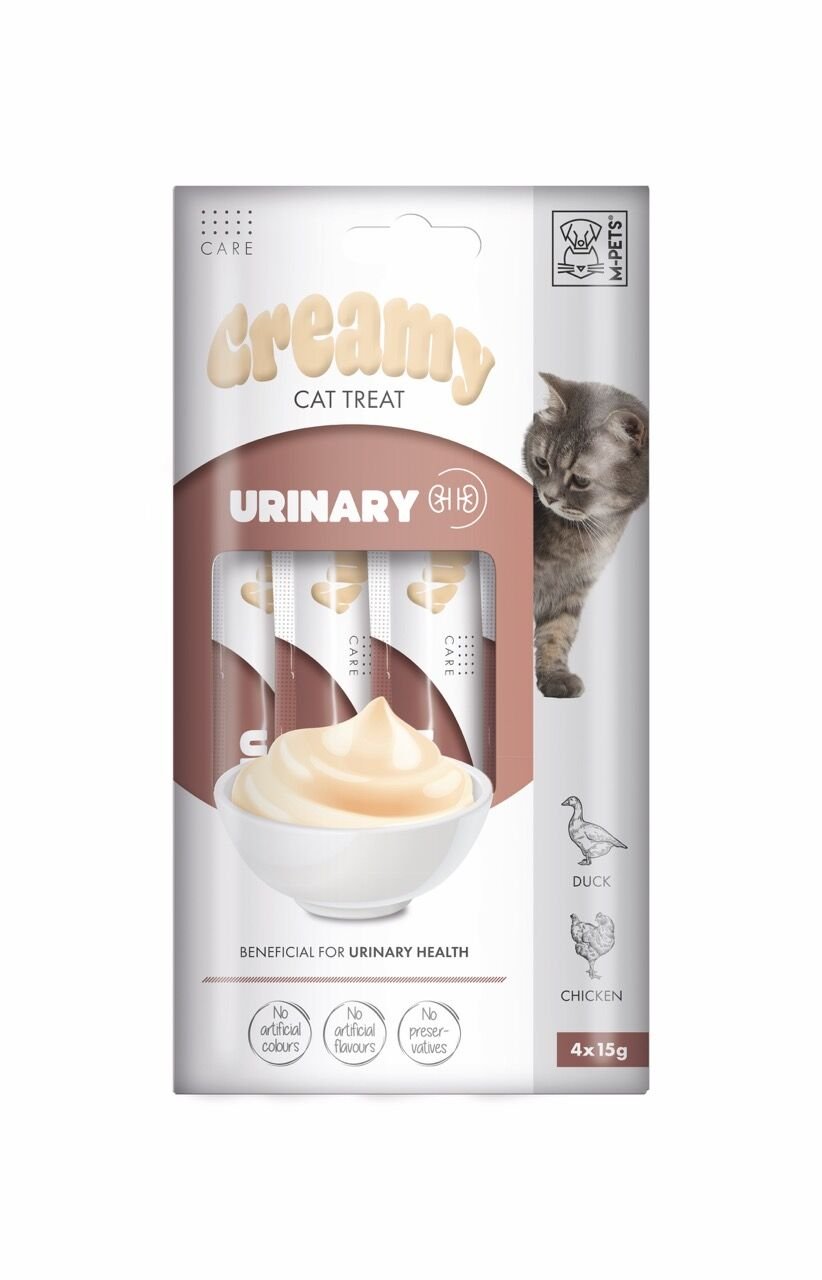 19049799 M-Pets Urınary Fonksiyonel Creamy Kedi Ödülü 4X15Gr Skt:10/27
