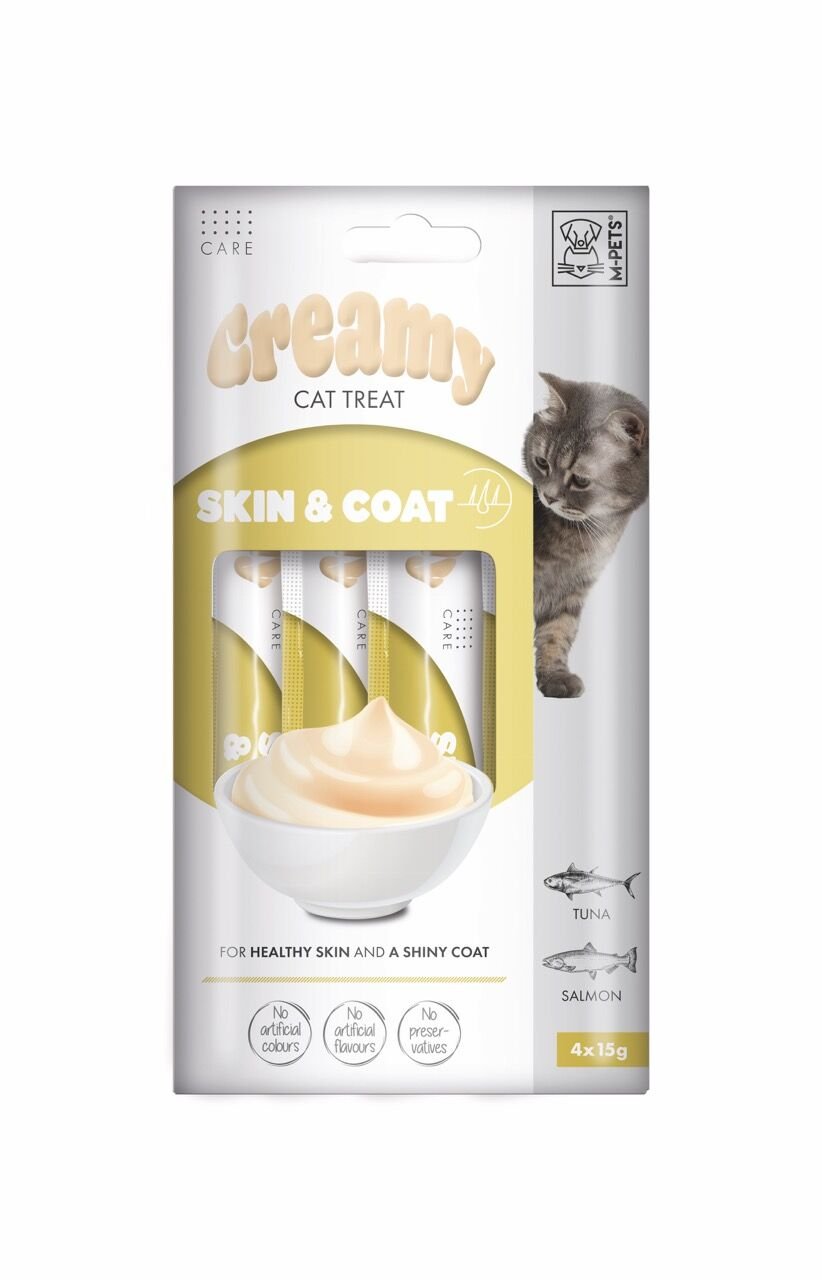 19049999 M-Pets Skın & Coat Fonksiyonel Creamy Kedi Ödülü 4X15Gr Skt:10/27