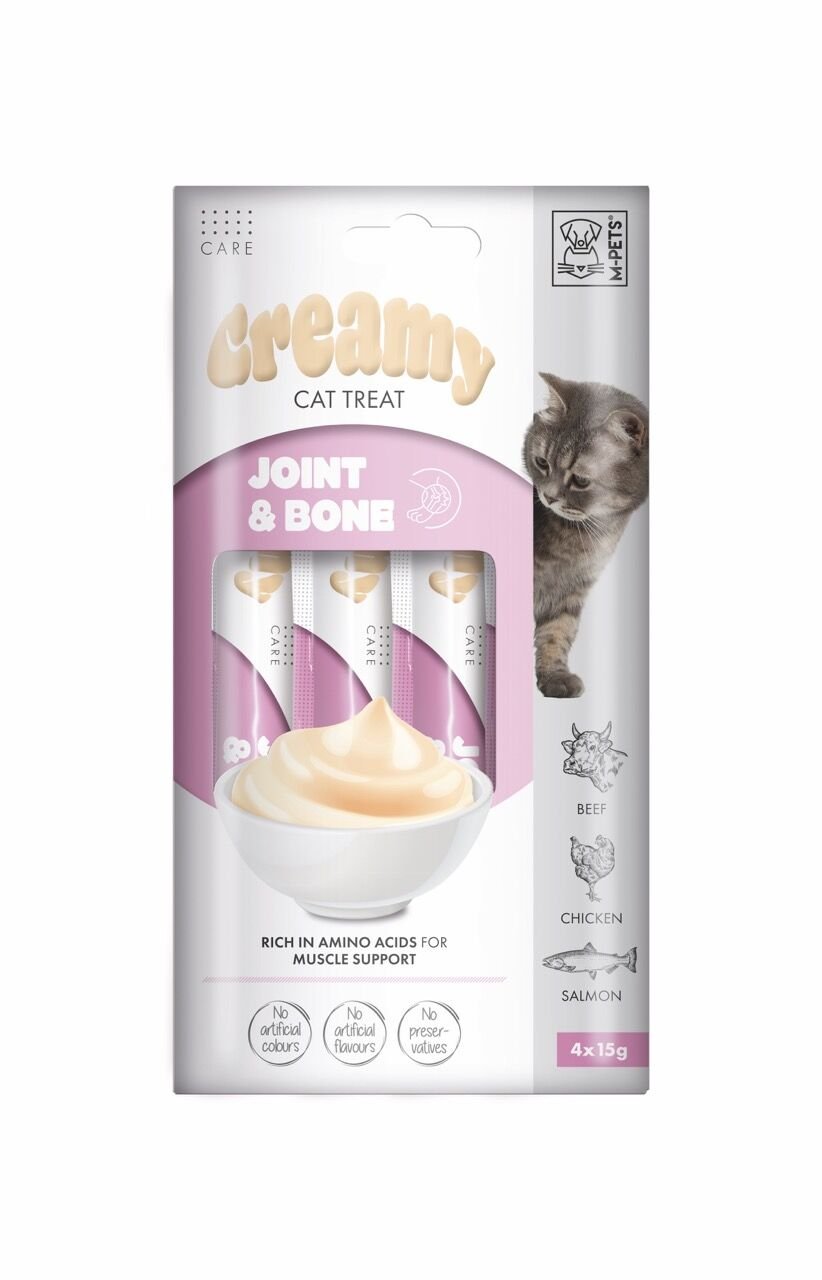 19050399 M-Pets Joınt & Bone Fonksiyonel Creamy Kedi Ödülü 4X15Gr skt:10/27