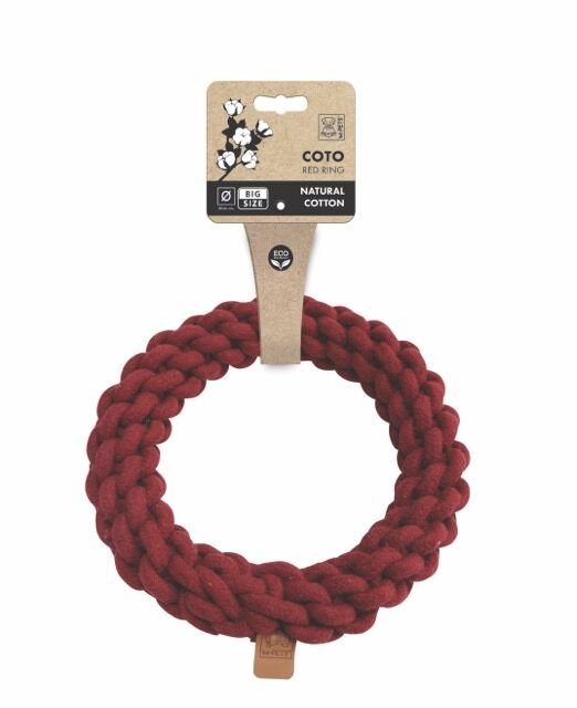 10670005 M-Pets Coto Red Rıng 25Cm Örgü Halka Oyuncak