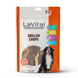 LaVital Köpek Ödül Maması Kuzu Etli Pirzola 100g 12li Skt:02/28