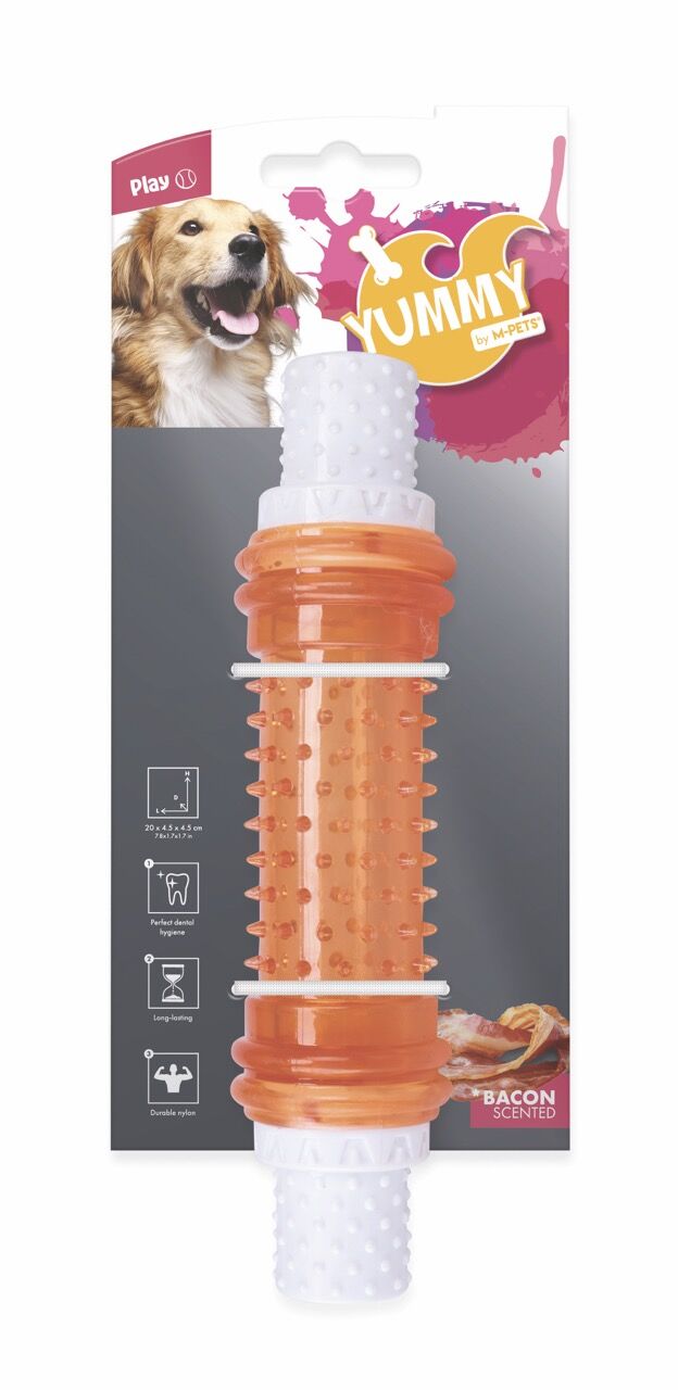 10635499 M-Pets Yummy Stıck Et Aromalı Kauçuk Köpek Oyuncağı