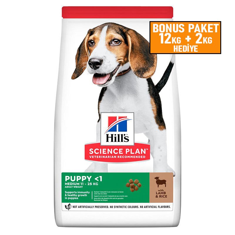 Hills Puppy Kuzu Etli Yavru Köpek Maması 12+2 Kg Skt:01/27