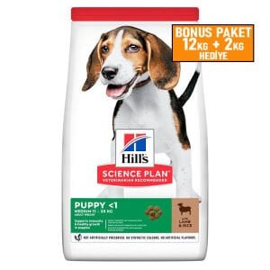 Hills Puppy Kuzu Etli Yavru Köpek Maması 12+2 Kg Skt:03/26