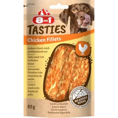 8 in 1 Tasties Chicken Fillets Köpek Ödülü 85 gr 8 li SKT:12/27