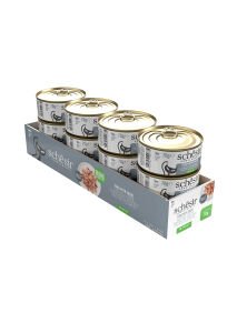 Schesir Ton Balıklı ve Kalamarlı Jöle İçinde Kedi Konservesi 70g 12 li skt:05/28